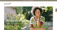 Desktop Screenshot of enna-naturmode.com